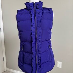 Talbots Purple Puffer Vest